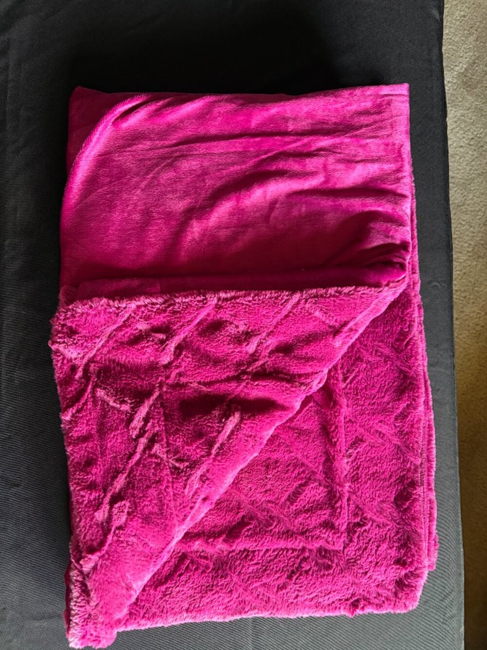Throw Deep Fushia Soft Blanket